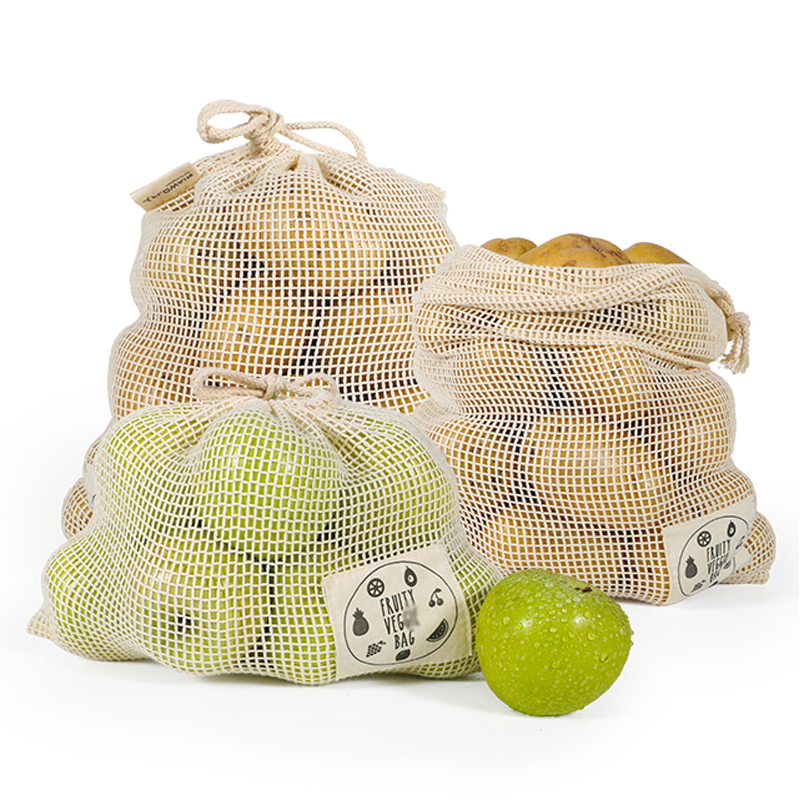 Reusable Produce Bag - 6/10 Packs Organic Cotton Reusable Produce