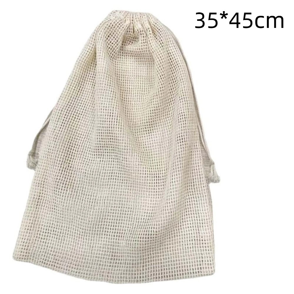 Reusable Produce Bag - New Reusable Cotton Mesh Bag Large