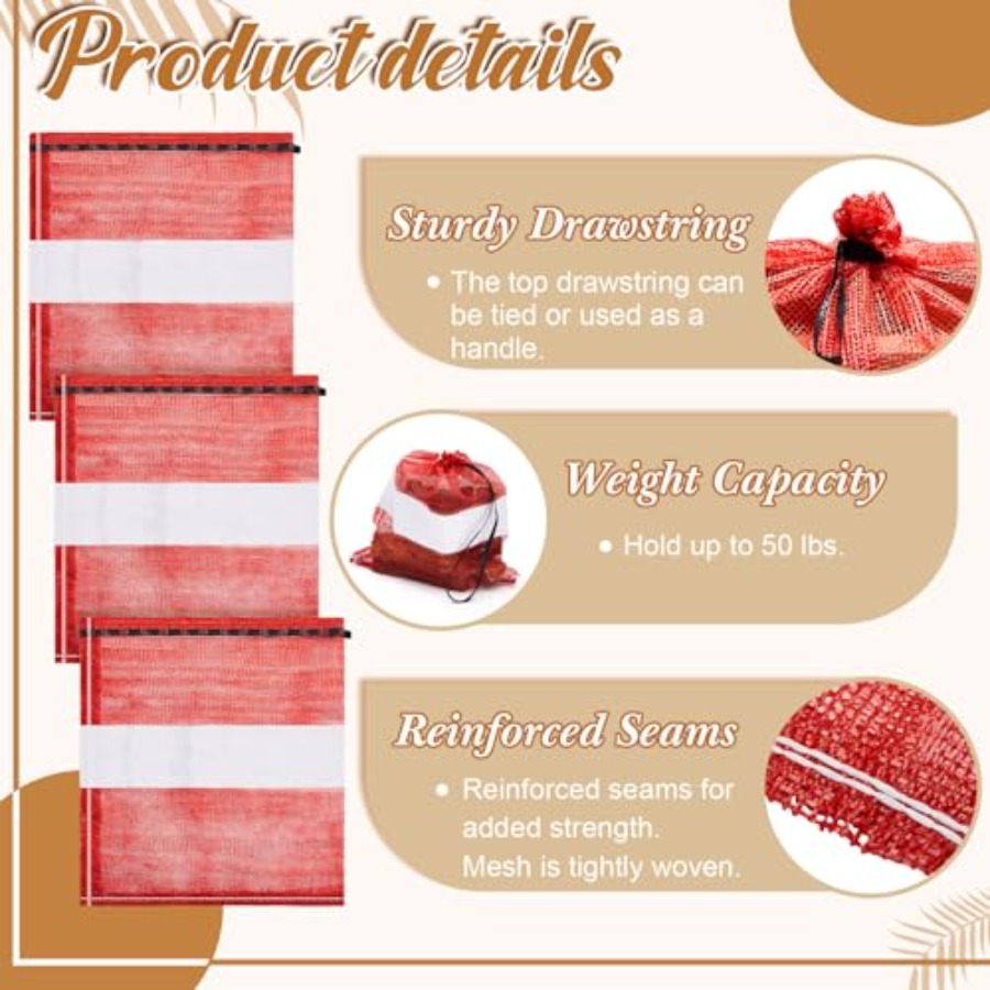 0 Pcs Onion Bags Reusable Mesh - Reusable Produce Bag recensione e prezzo