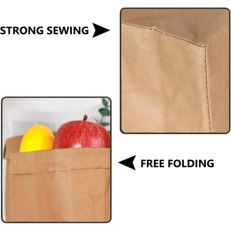 Kraft Paper Bag Washable Paper - Reusable Produce Bag recensione e prezzo