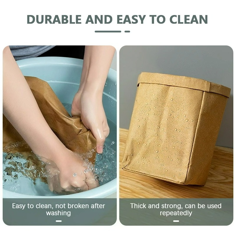 Kraft Paper Bag Washable Paper - Reusable Produce Bag recensione e prezzo