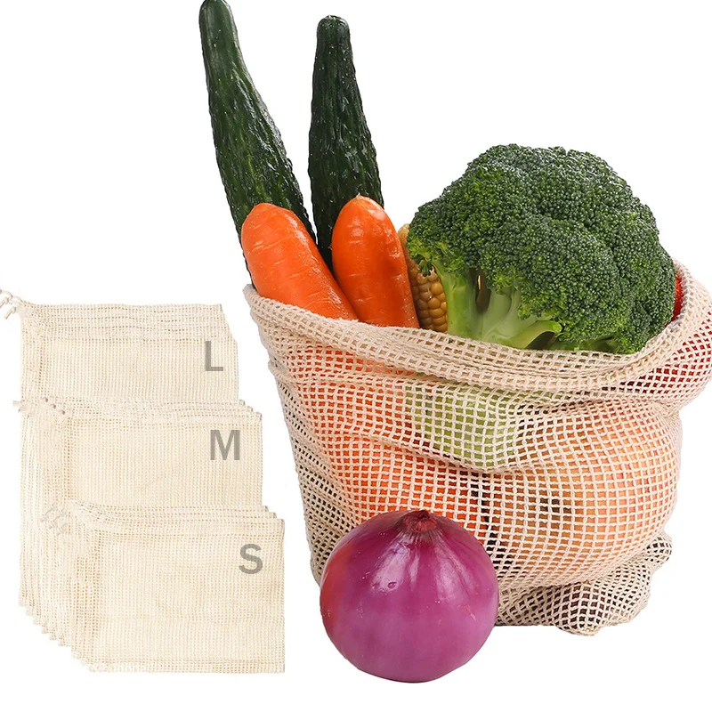 Cotton Mesh Vegetable Bags Pro - Reusable Produce Bag recensione e prezzo