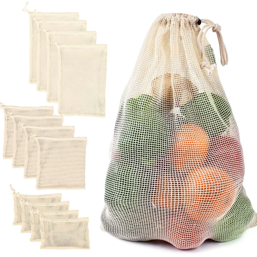 Cotton Mesh Vegetable Bags Pro - Reusable Produce Bag recensione e prezzo