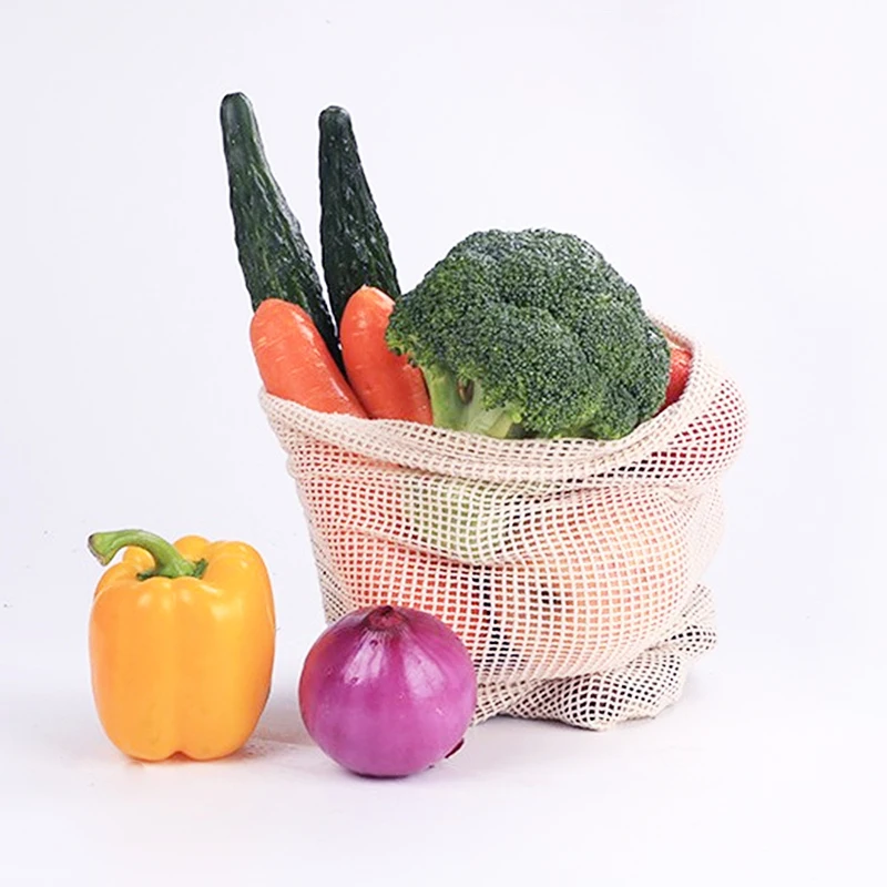 Cotton Mesh Vegetable Bags Pro - Reusable Produce Bag recensione e prezzo