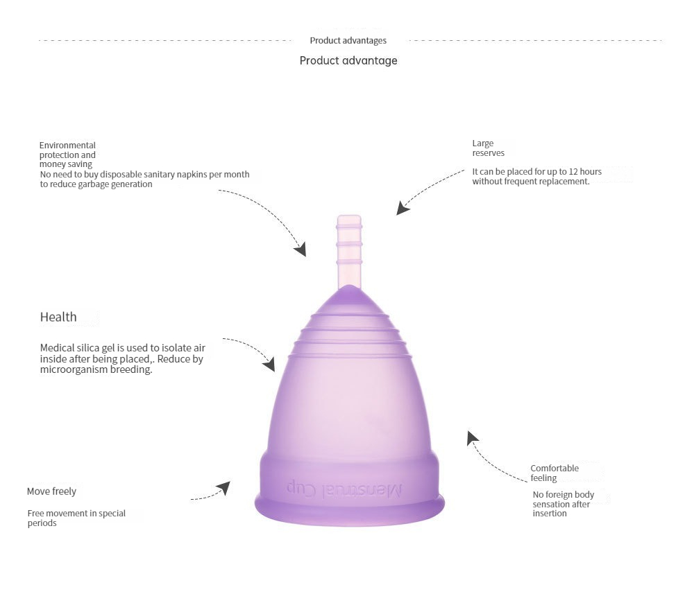 New Medical Grade Silicone Men - Menstrual Cup Silicone recensione e prezzo