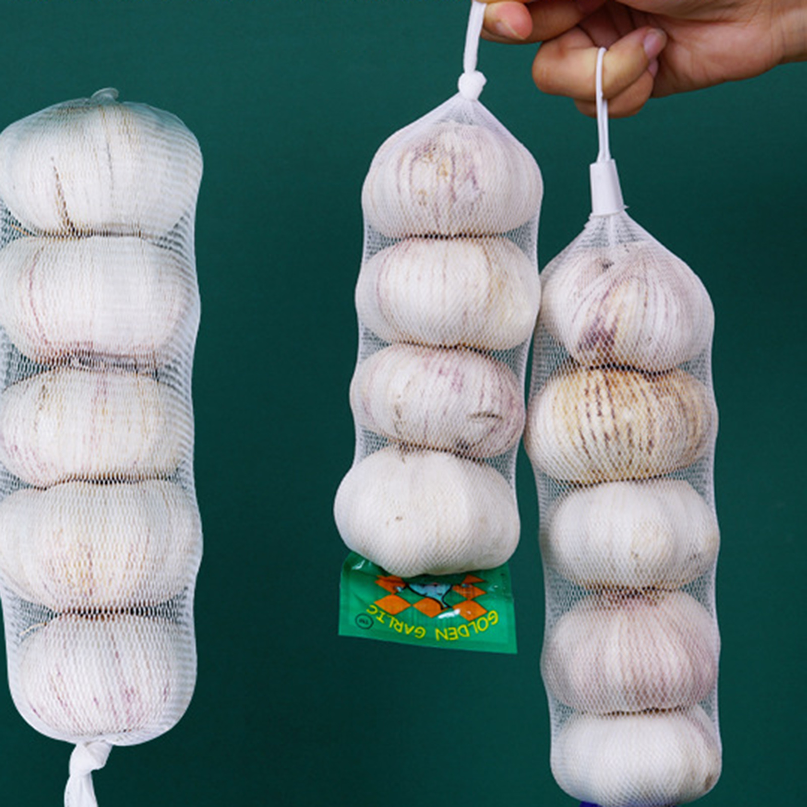 100PCS Garlic Ginger Mesh Stor - Reusable Produce Bag recensione e prezzo